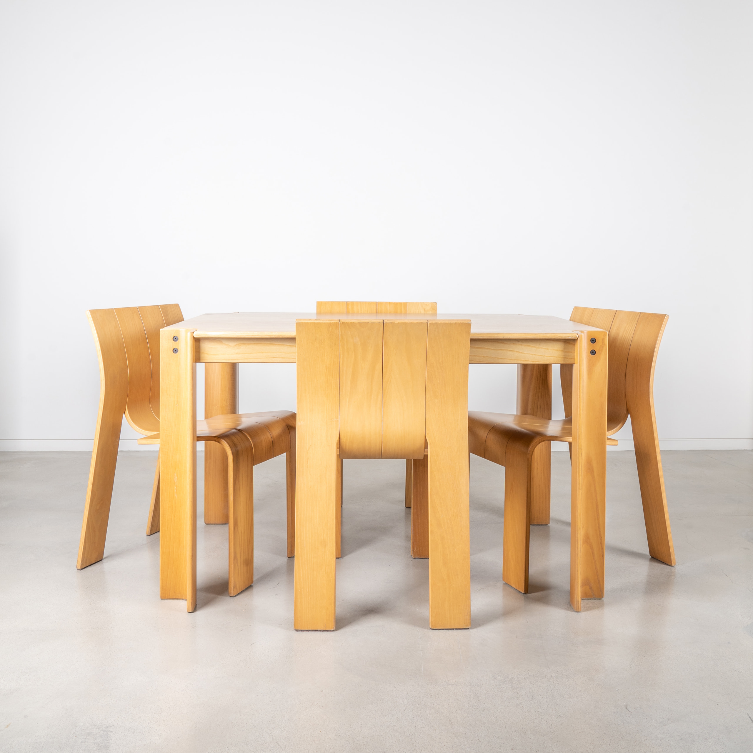 Gijs Bakker Strip Table &amp; Chair Set