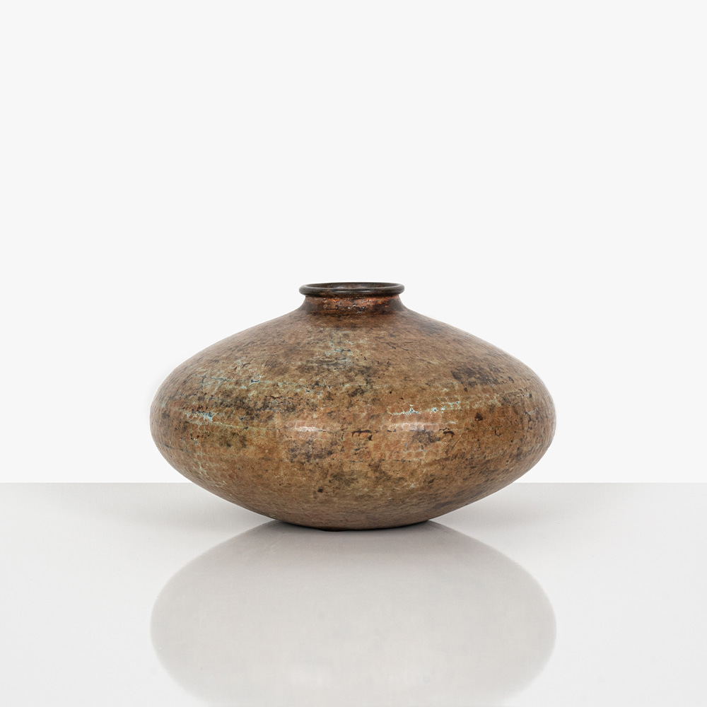Hammered Copper Vase by Maitland-Smith