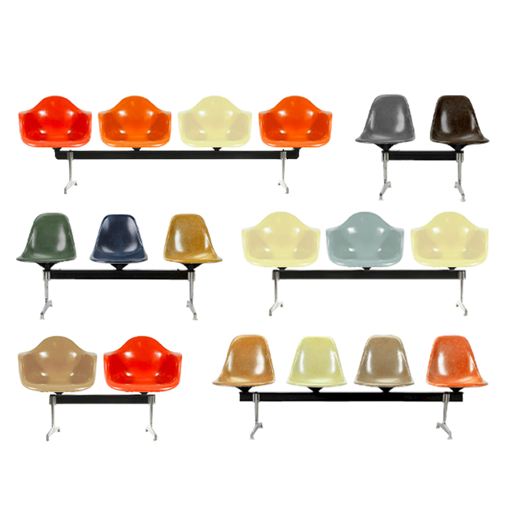 Eames Tandem Shell Seating System