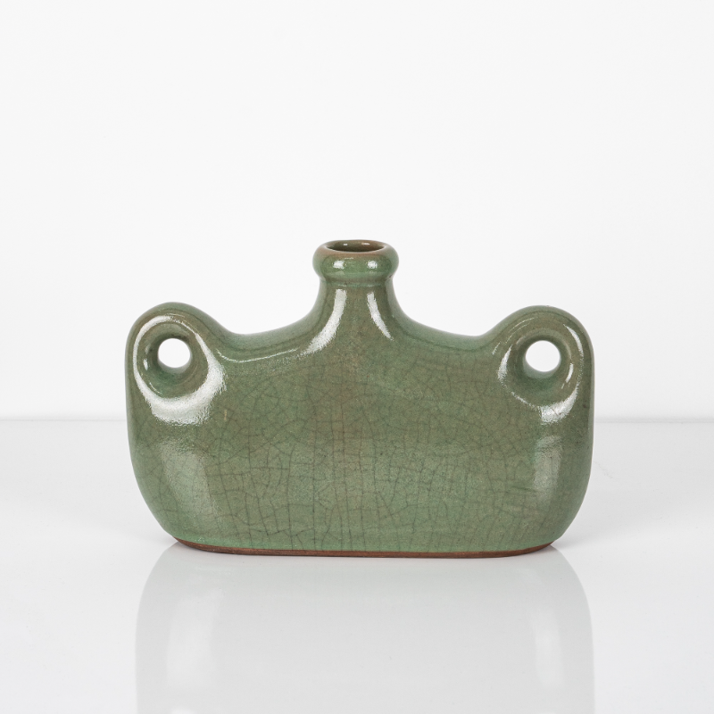 Earthenware Green Vase