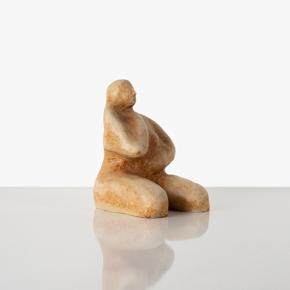 Hand Carved Maternity Woman Sculpture