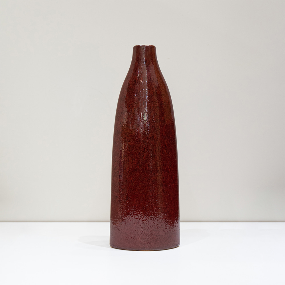 Vintage Red Tall Vase
