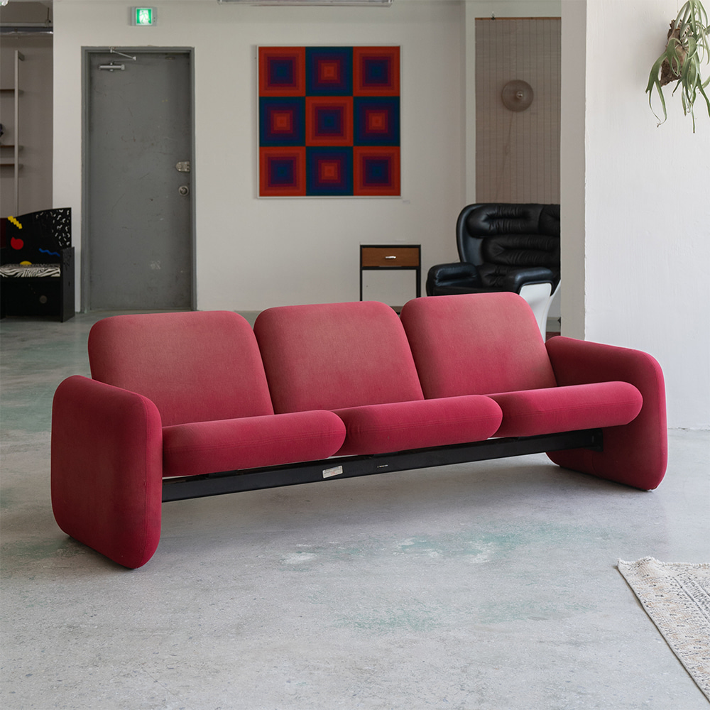 Wilkes Chiclet 3-Seater Sofa by Ray Wilkes
