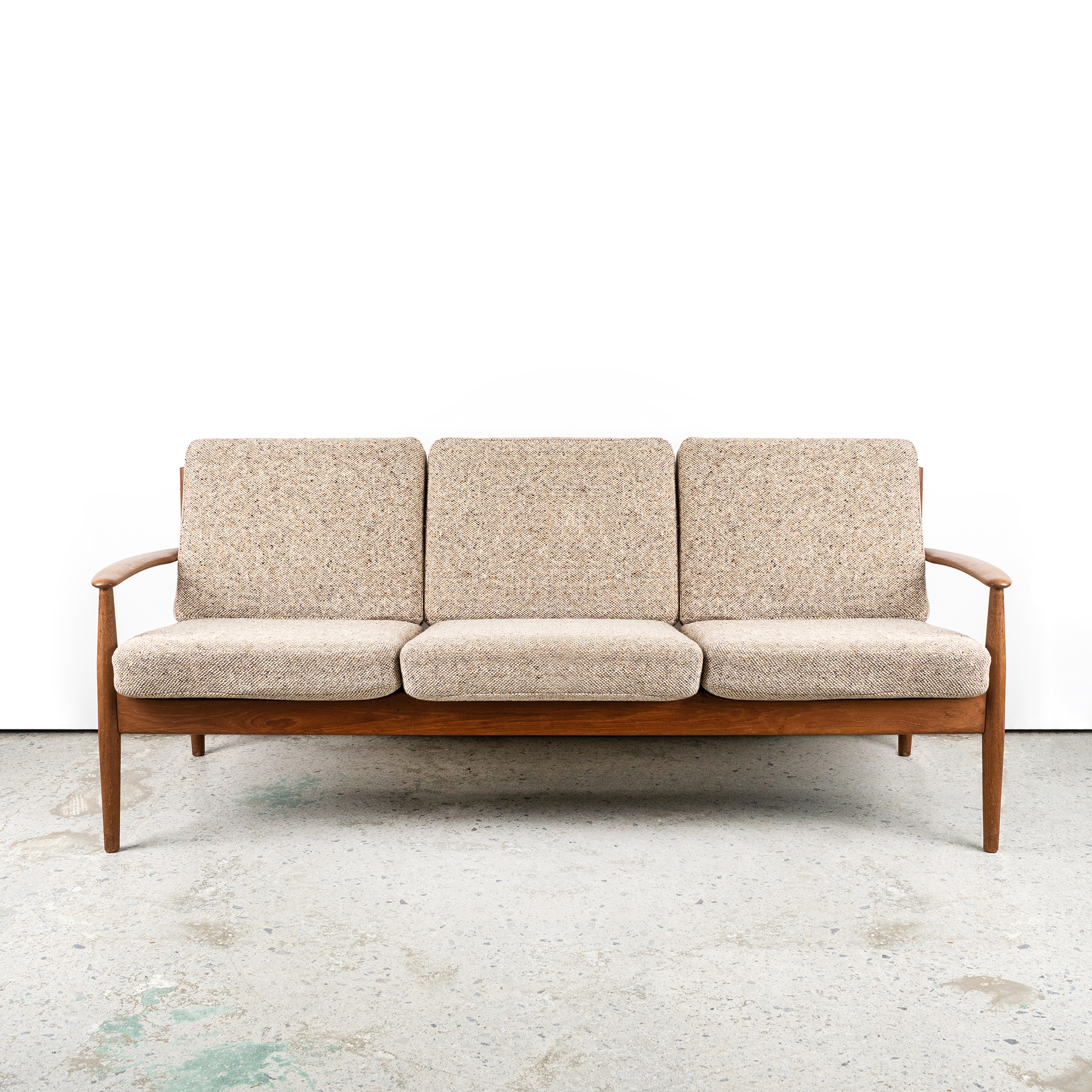 118 Three Seat Teak Sofa by Grete Jalk