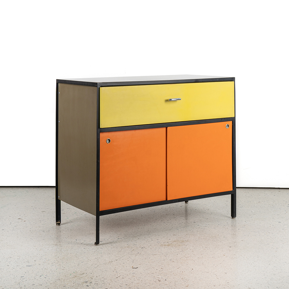 Steel Frame Cabinet by George Nelson Associates(Orange)