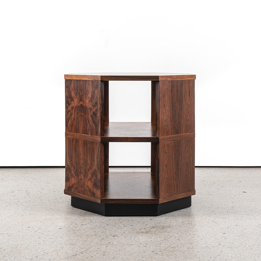 Rosewood Octagonal Side Table by Harvey Probber