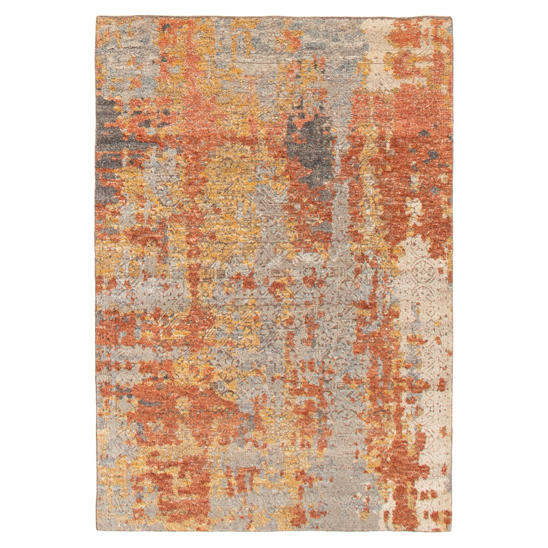 Indian Loreto Hand-knotted Wool Rug (160 x 231cm)