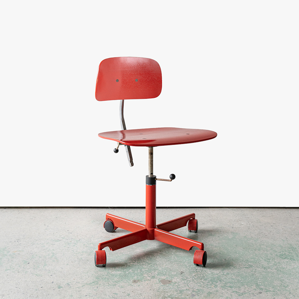 Kevi Chair (Red) by Jørgen Rasmussen