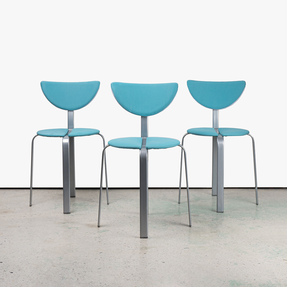 Luna Dining Chair (Sky Blue Fabric) by Niels Gammelgaard &amp; Lars Mathiasen