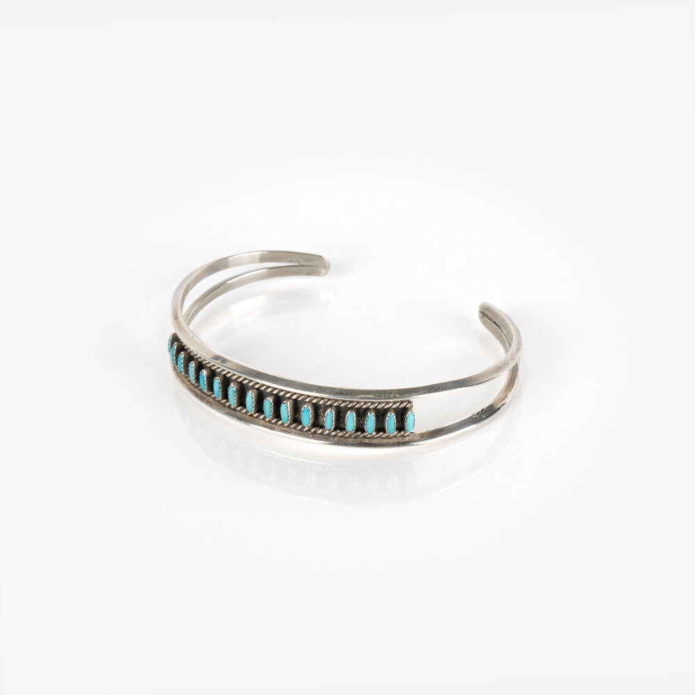 Vintage Native Amerian Navajo Turquoise Bracelet