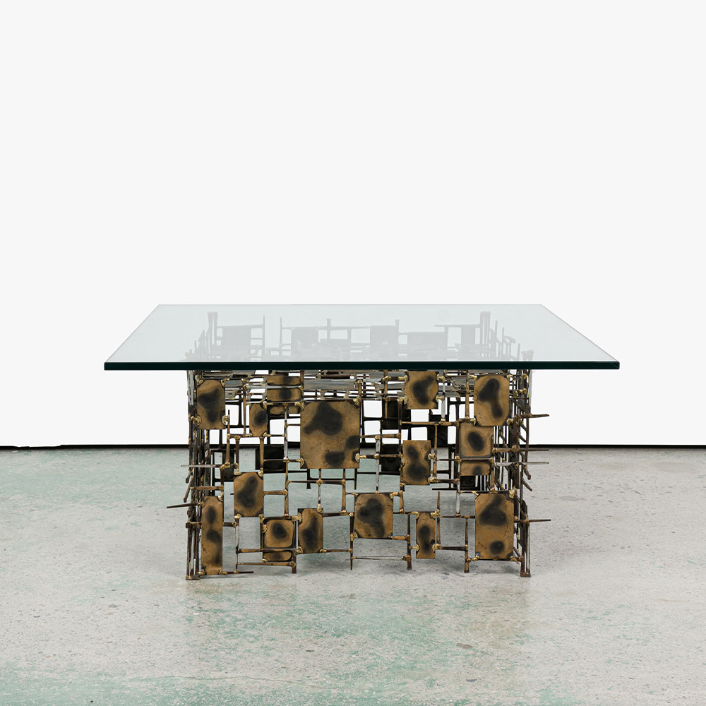 Brutalist Coffee Table by Mark Weinstein