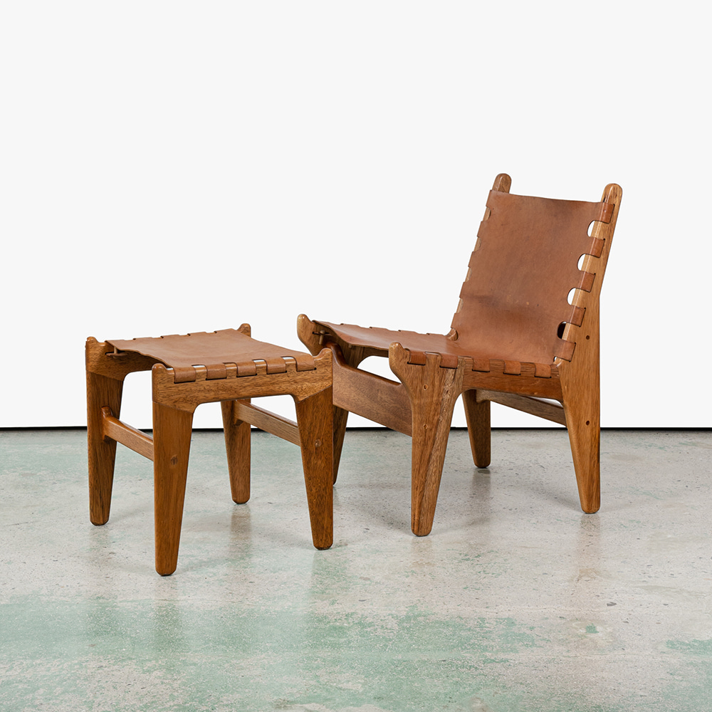 Studio Made Chair &amp; Ottoman by Spacio Terreno