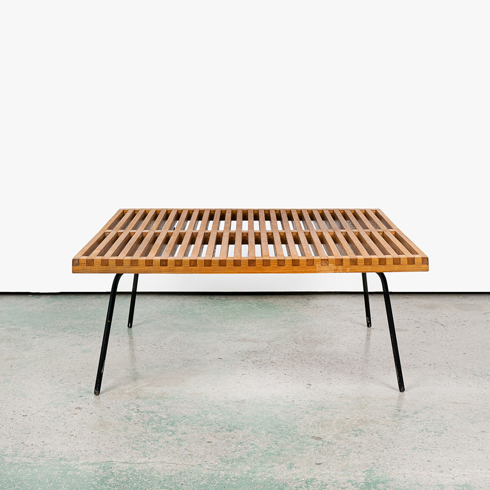 Slat Table in the manner of George Nelson