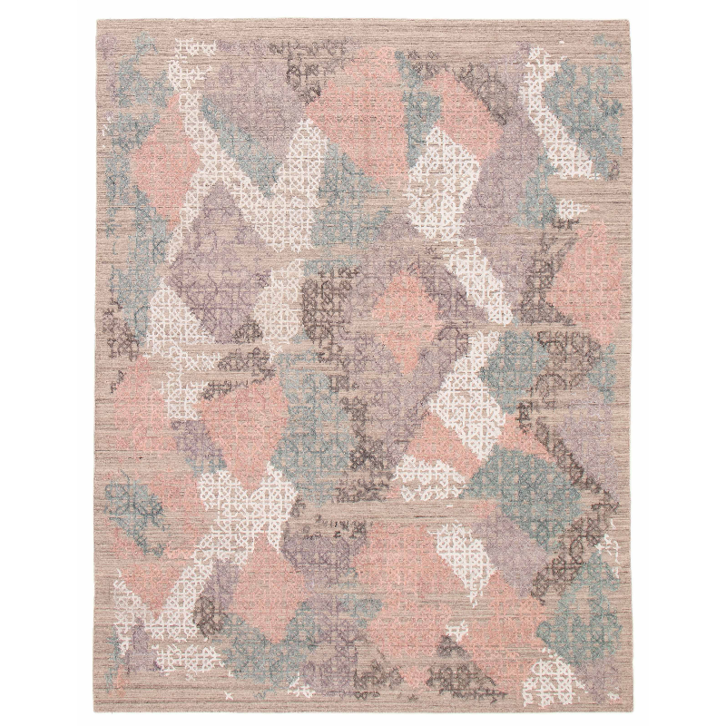 Indian Tangier Hand-knotted Wool Rug (234 x 295cm)