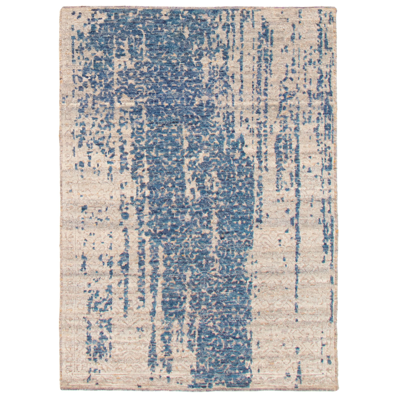 Indian Loreto Hand-knotted Wool Rug (170 x 236cm)