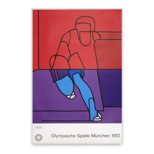 Munich Olympic Poster (1972 / Edition 2) By Valerio Adami