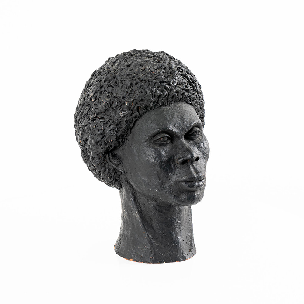 Black Head Statue