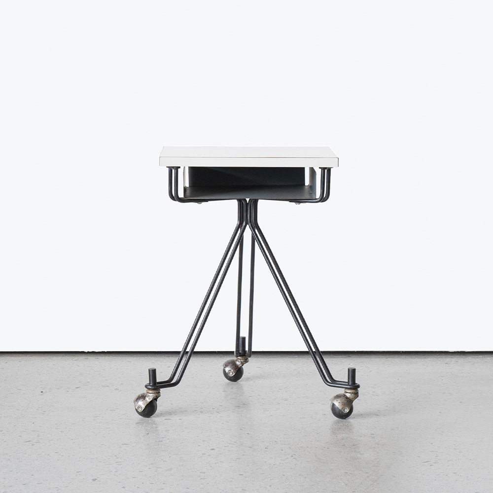 Rolling IBM Side Table by Eliot Noyes (A)
