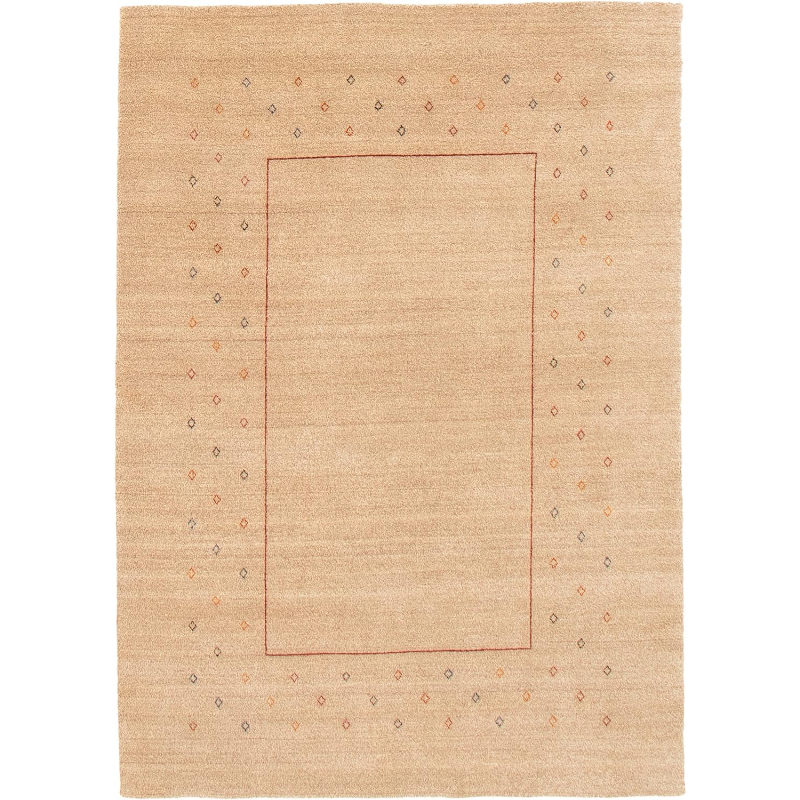 Indian Kashkuli Gabbeh Hand Loomed Wool Rug (163 x 229cm)