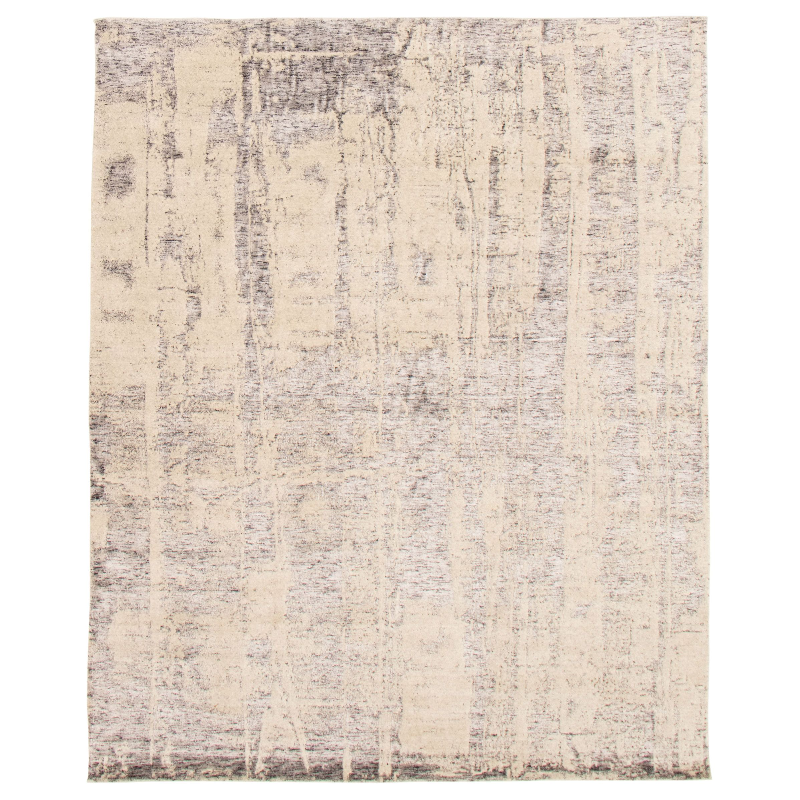 Indian Kashkuli Gabbeh Hand Loomed Silk, Wool Rug (243 x 302cm)